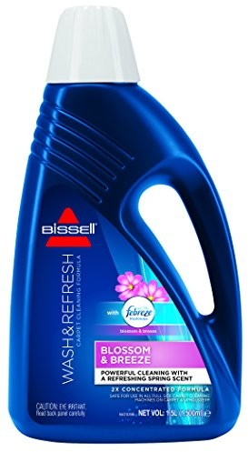 Bissell 1078 N Wash & Refresh Febreze środek czyszczący do wszystkich urządzeń do mycia dywan, 1 X 1,5 litra 1078N