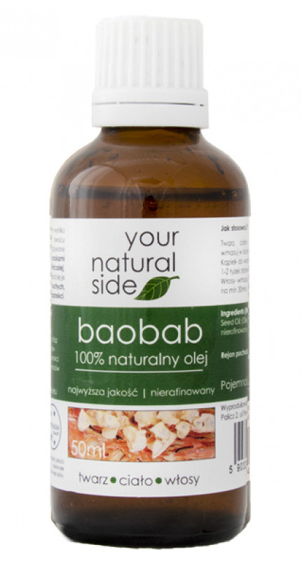 Your Natural Side 100% naturalny olej z baobabu - 50 ml