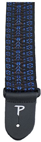 Perri's Leathers Perri's Leathers BHT-289 5-centymetrowy szeroki Poly Pro Hootenanny design pasek do gitary ze skórzanymi końcówkami BHT-289