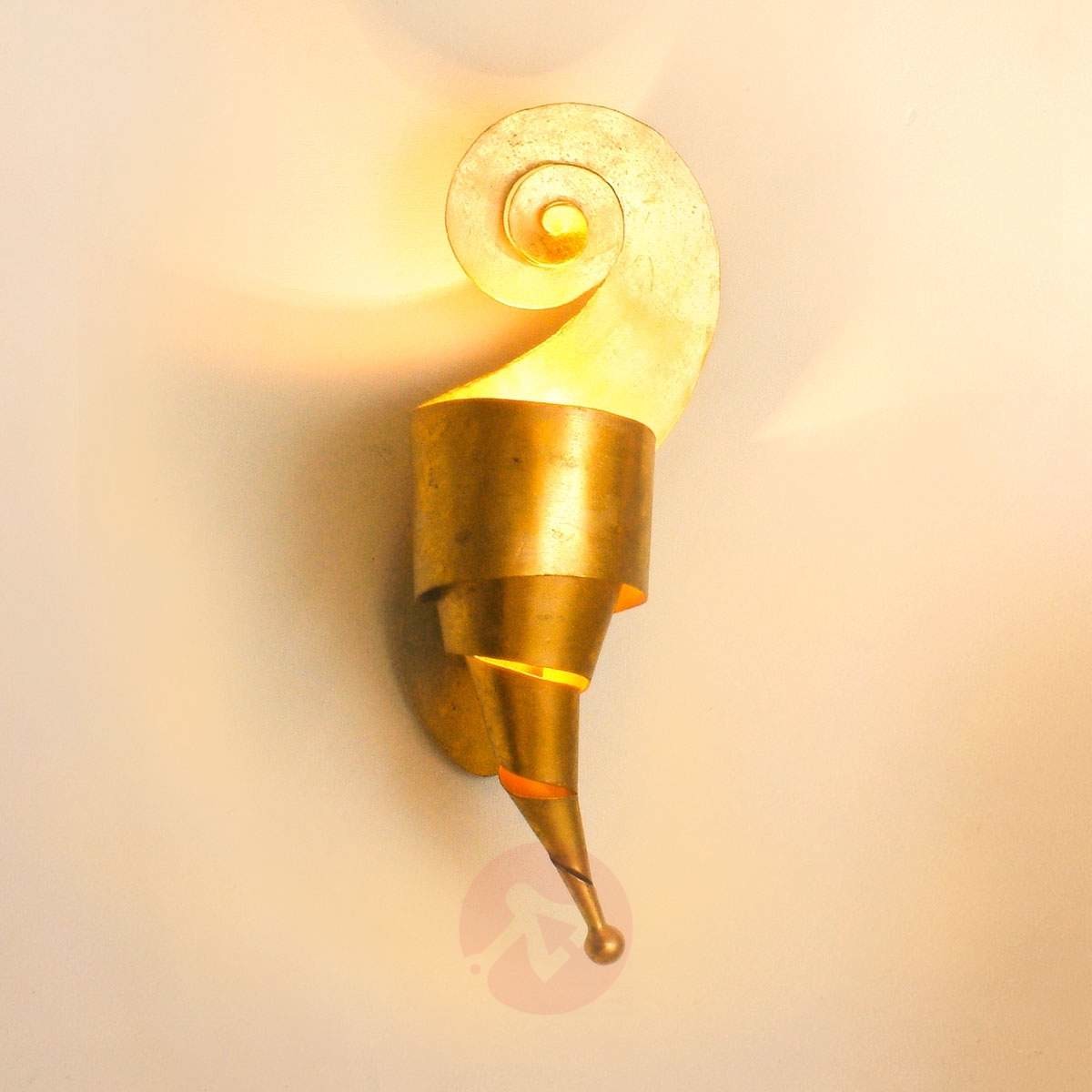 J. Holländer Kunsztowna lampa ścienna LINO