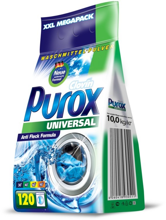 Clovin Purox Universal proszek do prania tkanin 5.5 kg