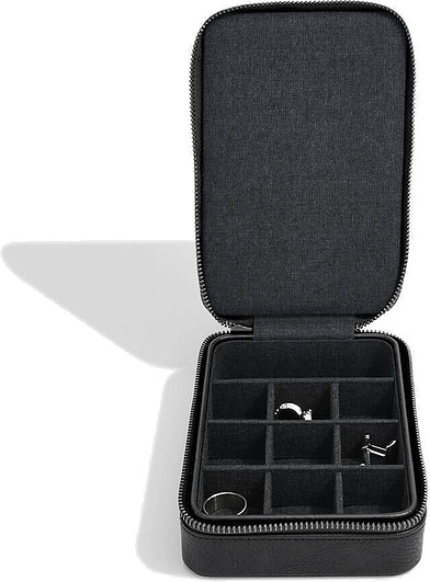 Stackers Etui podróżne na spinki Stackers czarne 74327