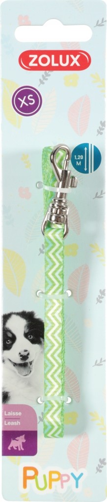 Zolux Smycz Puppy Pixie 8 mm/1,20 m kol. zielony
