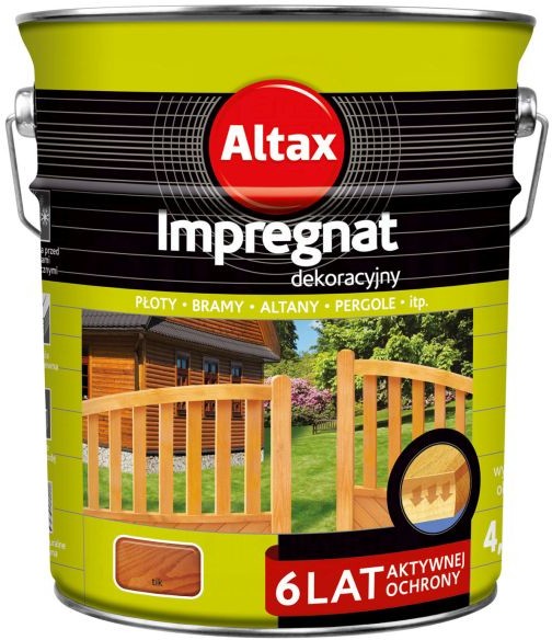 Altax Impregnat do drewna 6 lat tik 4 5 l