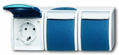 Busch-Jaeger 2300/3 EWN-53 Schuko gniazdko