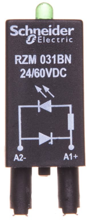 Schneider Electric Układ zabezpieczający diodę LED 6-250V DC RPZ/RXZ RZM031BN