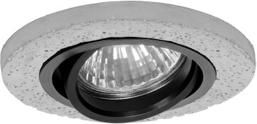 Koło HALISI RM ramka dekoracyjna oprawy punktowej, MR16/GU10 max 50W, ruchoma, czarna OR-OD-6182