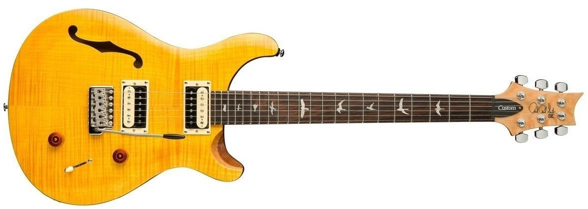 PRS SE Custom 22 Semi Hollow Santana Yellow