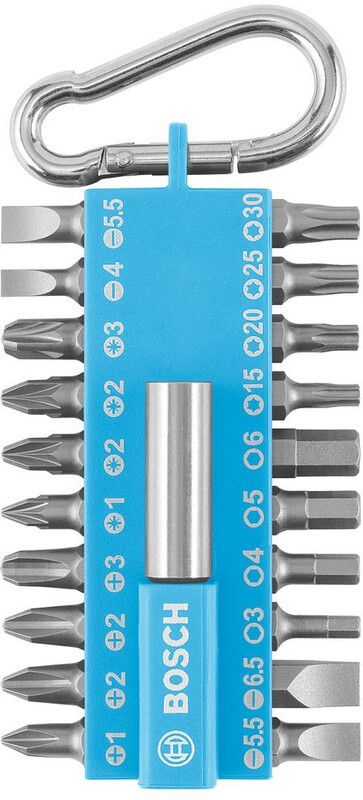 Bosch Bosch Screwdriver Bit Set with Snap Hook 21 Pieces, blue  2021 Narzędzia 2607002822