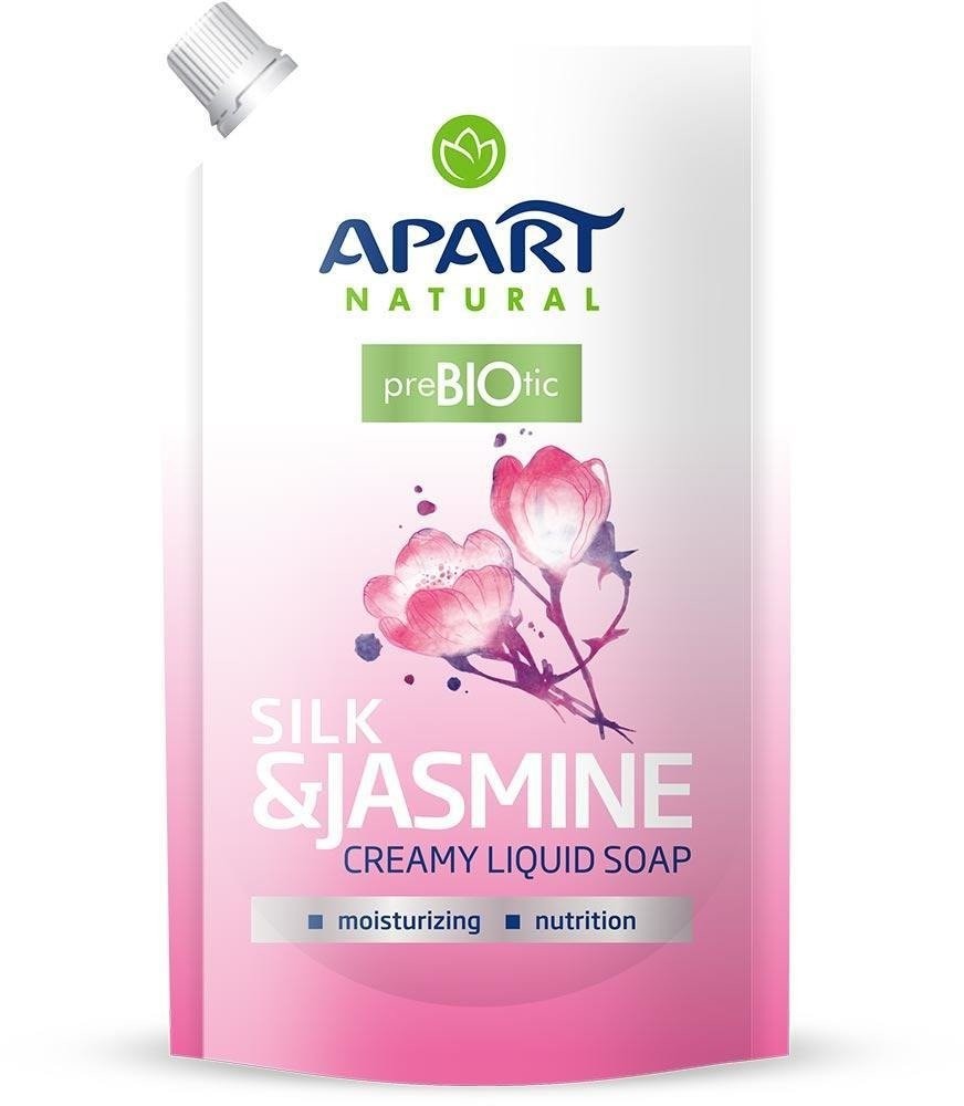 Apart NATURAL Prebiotic Refill kremowe mydło w płynie Silk & Jasmine 400ml