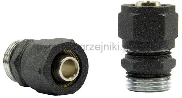 Varioterm Złączka zaciskowa GZ x 1/2 - ciemny grafit strukturalny Pex - alu-pex R187MX048-15