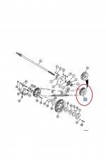 NEW HOLLAND CASE Koło pasowe CNH 238967A2 - 238967A1