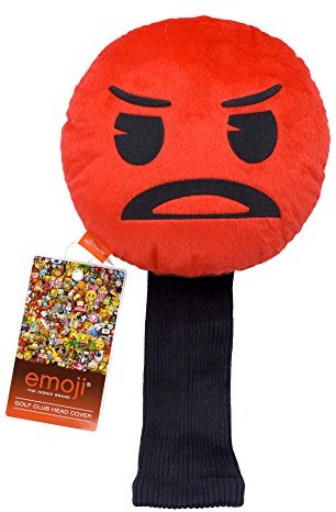 Emoji -Angry nowość Golf Headcover, czerwony, nie dotyczy EMGH005