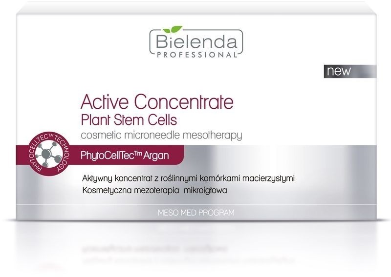 BIELENDA PROFESSIONAL BIELENDA Active Concentrate, aktywny koncentrat z roślinnymi komórkami macierzystymi ( 10 AMPUŁEK) BIE000126