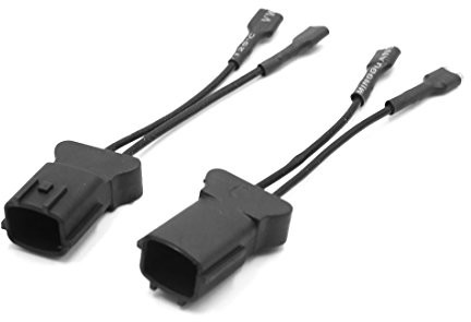 Hyundai sourcingmap 2stk plastik Horn rzecznik adapter sieci verkablung Pigtail gniazdko samochodowe do (UA0001A)