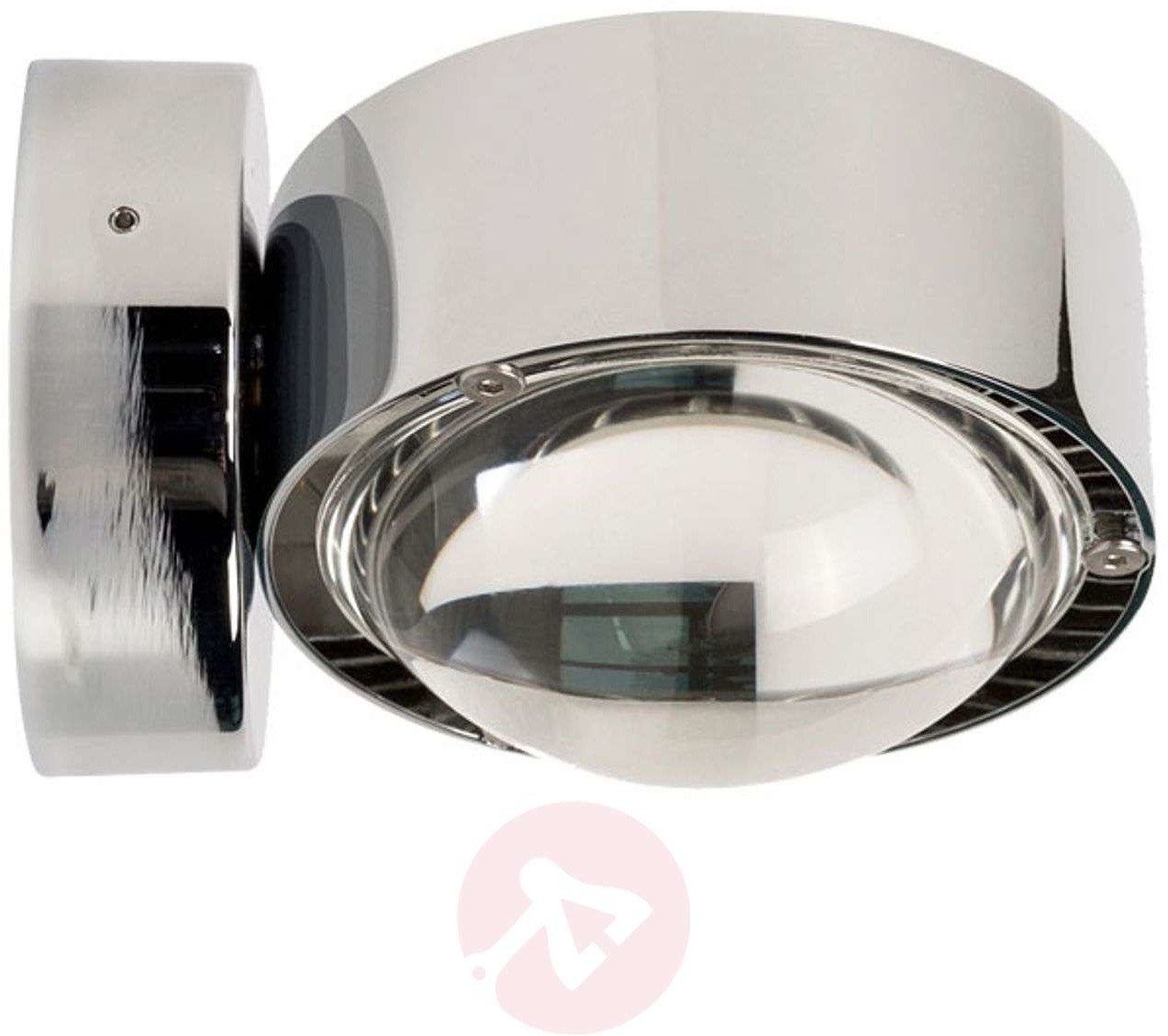 Top Light Kinkiet zewnętrzny LED Puk Outdoor Wall, chrom
