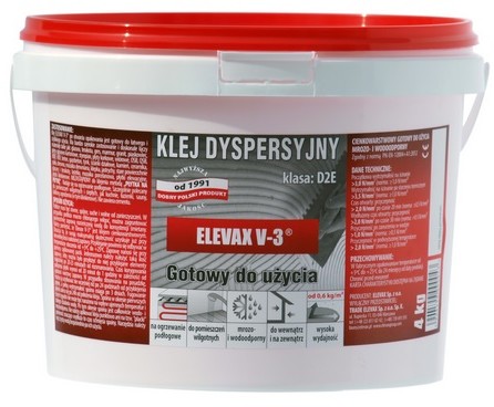 Tytan ELEVAX V-3- dyspersyjny do p$109ytek, 4 kg