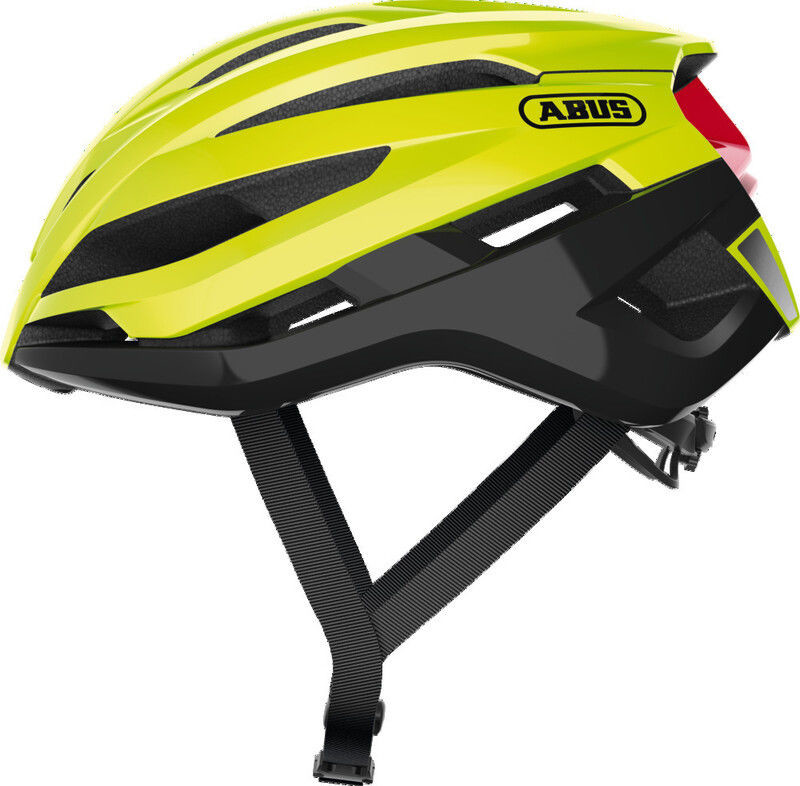 Abus StormChaser Kask, neon yellow M 52-58cm 2020 Kaski rowerowe