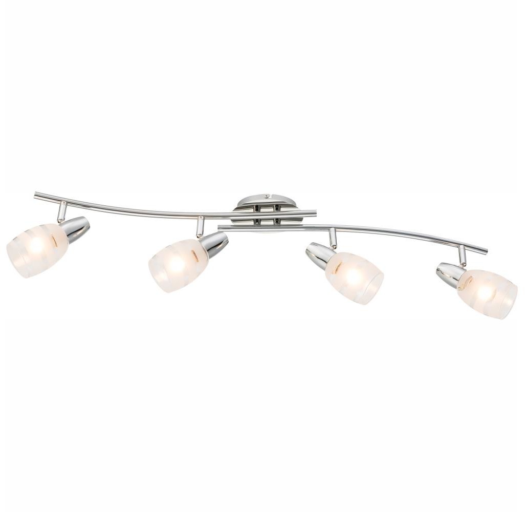 Globo Lighting lampy sufitowe listwy Chrom, 4-punktowe 54985-4