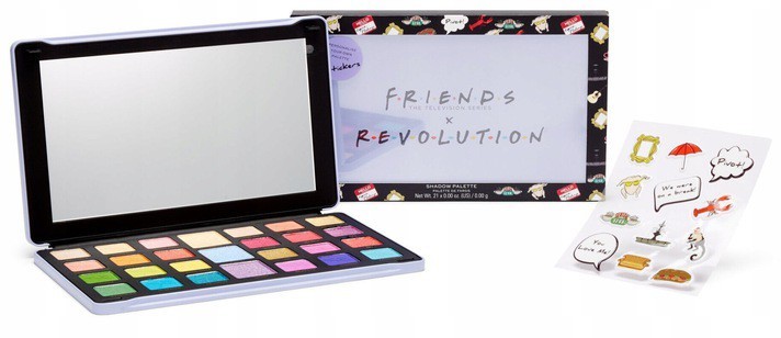 Makeup Revolution X FRIENDS CUSTOMISEABLE LIMITOWANA PALETA CIENI DO POWIEK 5057566489935