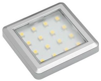 GTV OPRAWA LEDOWA KWADRATOWA ESTELLA. 12V DC. 1.2W. 16 SMD3528. CIEPŁY BIAŁY LD-ES21CB-53