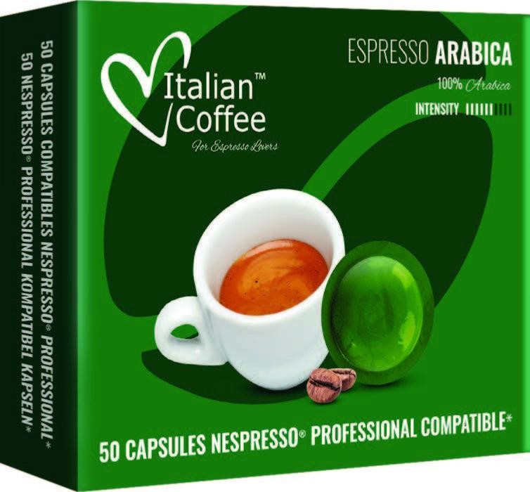 Italian Coffee Espresso Arabica Nespresso Professional - 50 kapsułek