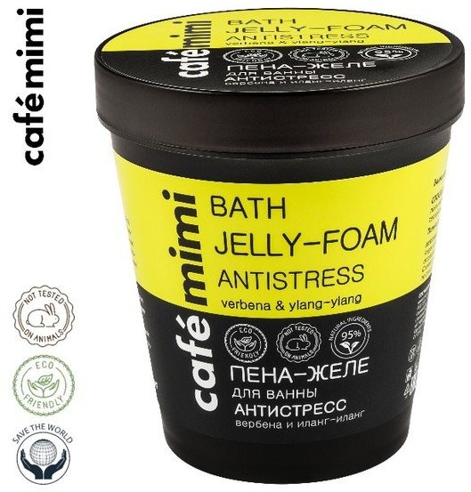 Cafe Mimi Cafe Mimi, żelpianka do kąpieli Antistress, 220 ml