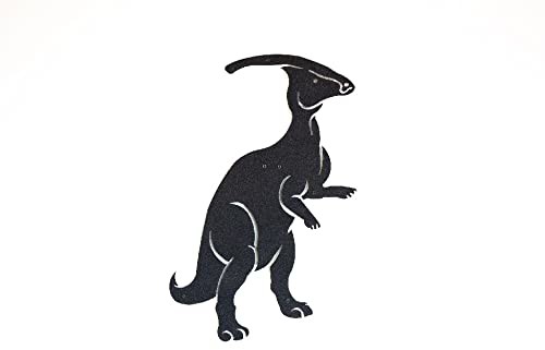 Homemania Homemania HOMESRV-46 Dekoracja Dinozaur ścienny, stojak na książki-z metalowymi półkami, 32 X 0,15 X 51cm HOMESRV-46