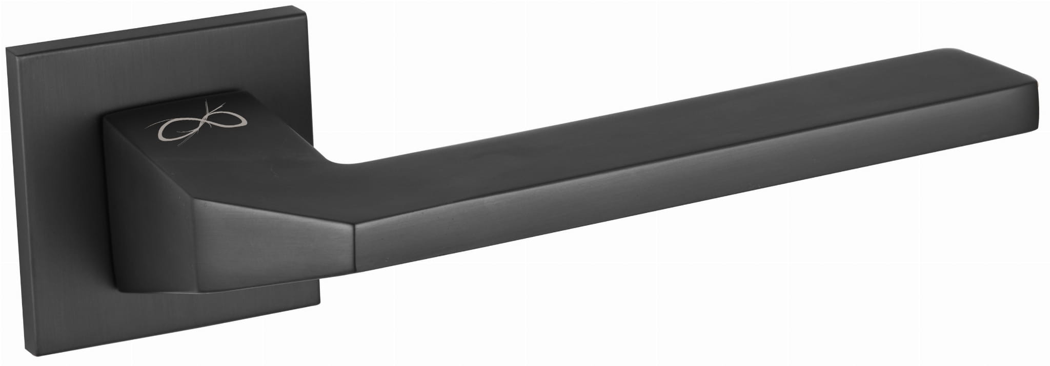 Infinity line KLAMKA ETNA SLIM NA ROZECIE KWADRATOWEJ KOLOR CZARNY KETA S B00/SB