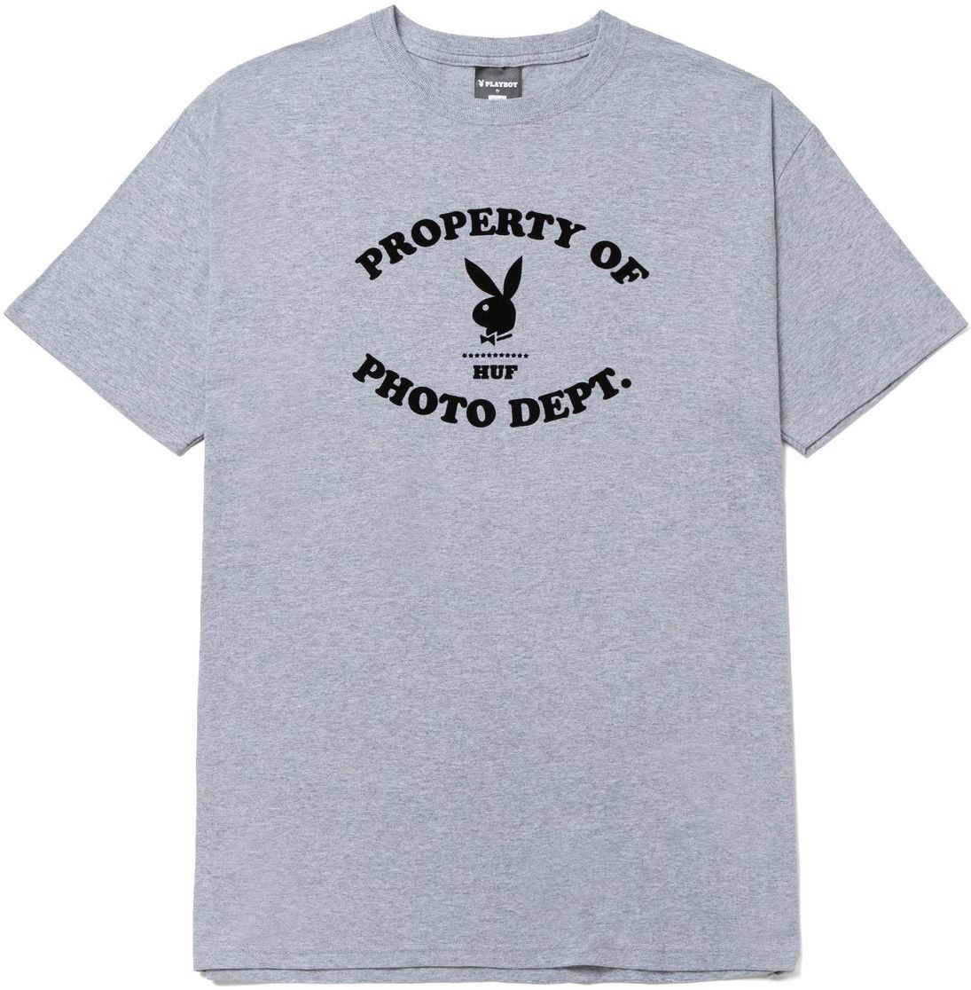 Playboy HUF t-shirt HUF PHOTO DEPT TEE Grey Heather