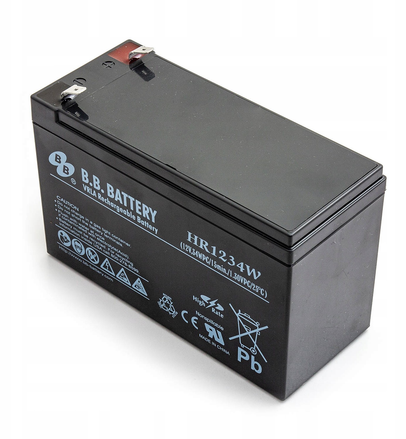 Akumulator Agm B.b. HR1234W 12V 9Ah T2