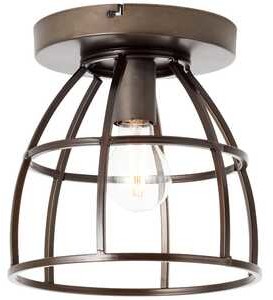 Brilliant Matrix HK17875S76 plafon lampa sufitowa 1x60W E27 czarny