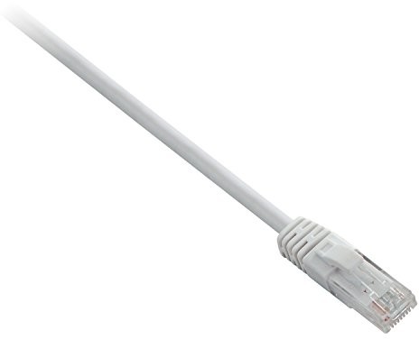 V7 kablem Ethernet  Twisted Pair ze złączem 2 RJ45 V7CAT5UTP-02M-WHT-1N