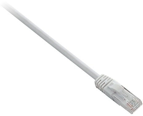 V7 kablem Ethernet  Twisted Pair ze złączem 2 RJ45 V7CAT6STP-01M-WHT-1N
