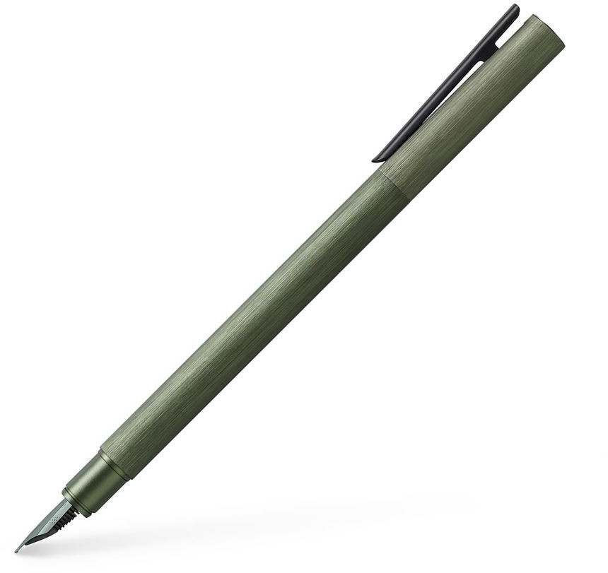 Faber Castell Pióro wieczne Neo Slim Aluminium Olive Green M 146150