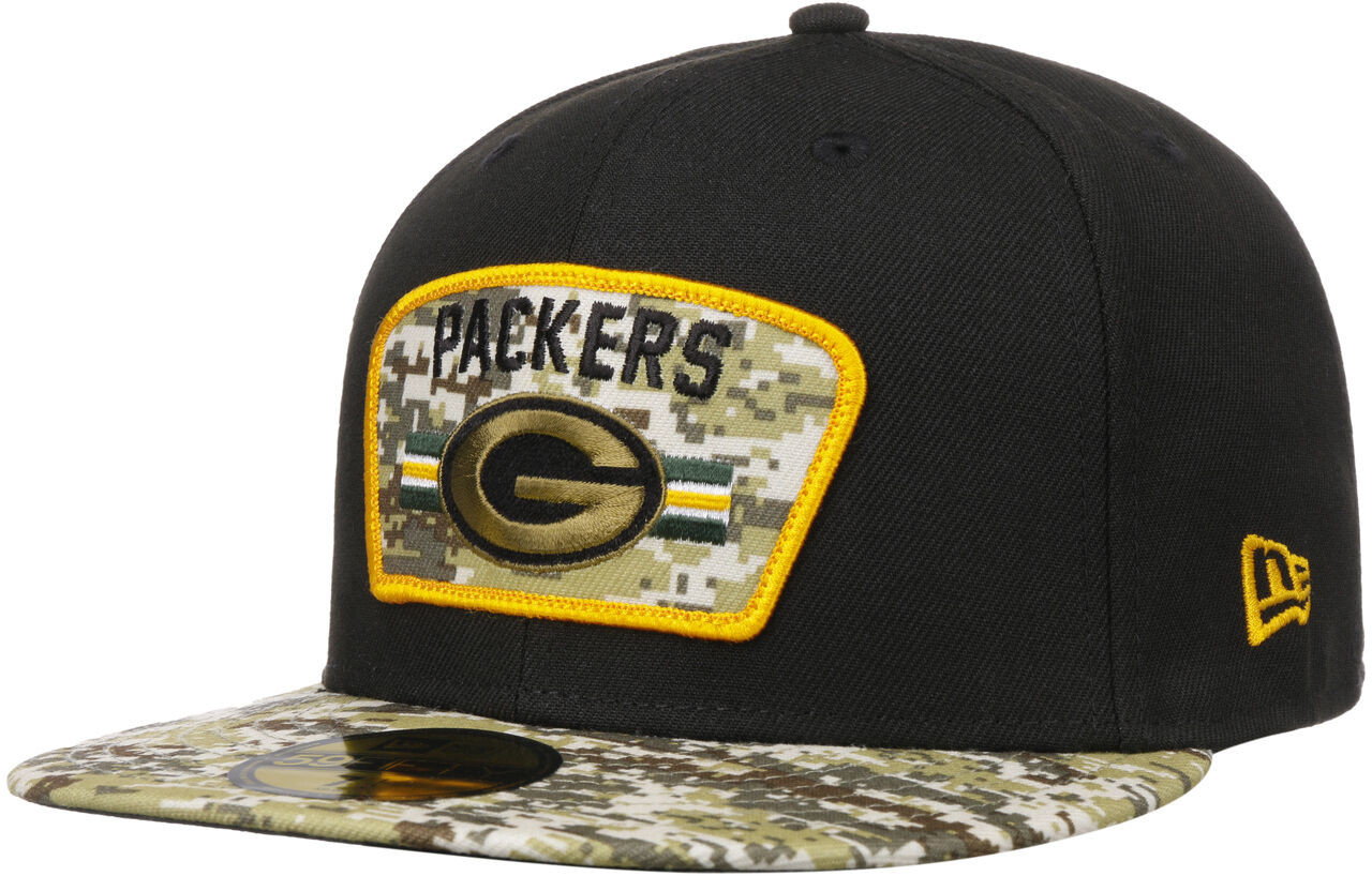 New Era Czapka 59Fifty Green Bay Packers by czarny, 7 3/4 (61,5 cm)