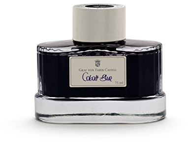 Faber Castell Graf von tusz w butelce Carbon, czarny, kobaltowo niebieski 141001