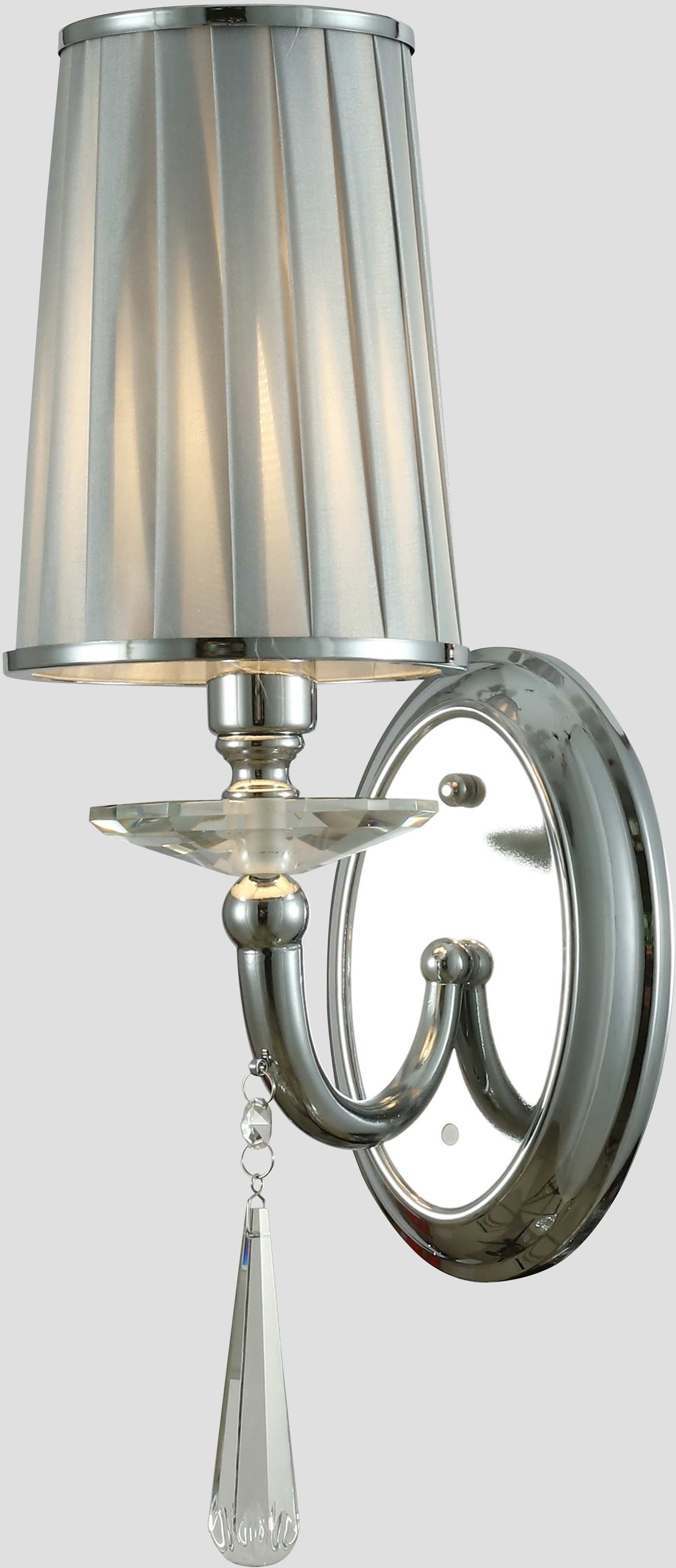 Lumina Deco Deco LAMPA ŚCIENNA KINKIET CHROMOWANY FABIONE W2