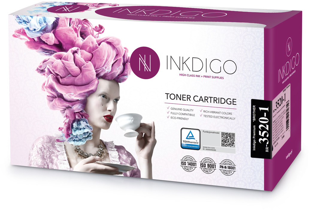 Inkdigo Toner INKDIGO do BROTHER TN 3520 Black