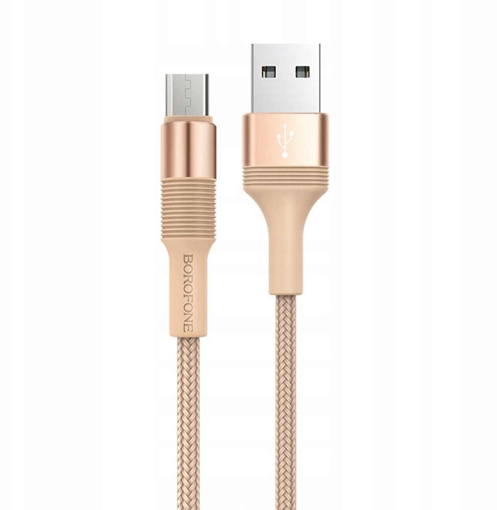 Borofone Kabel BX21 Outstanding micro złoty 2,4A 1