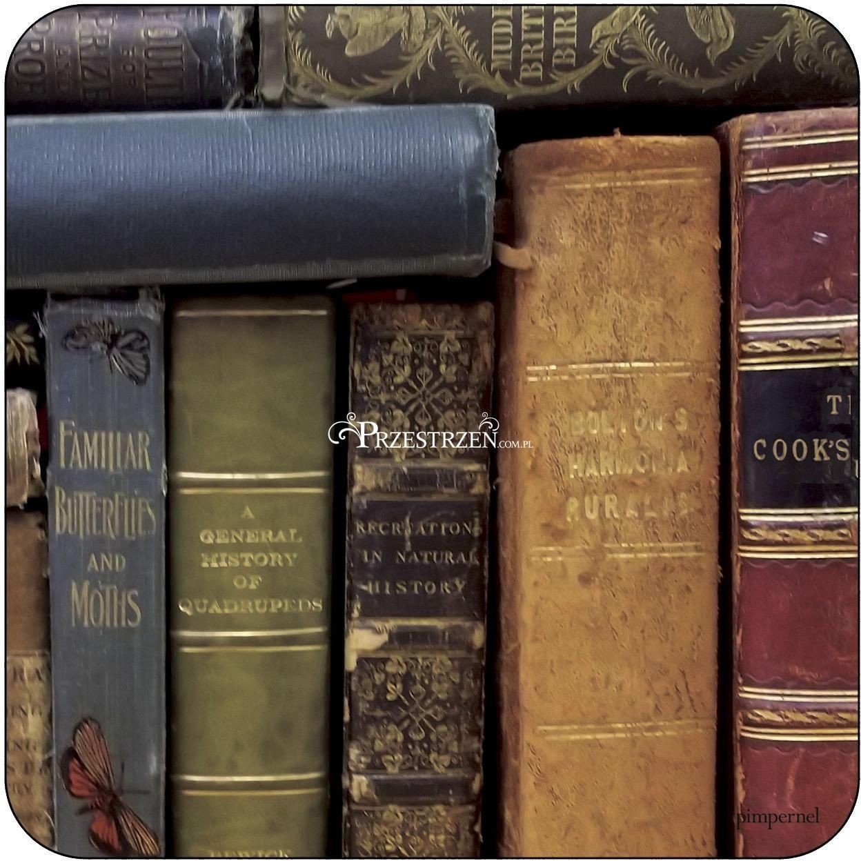 Pimpernel portmerion PODKŁADKI PODSTAWKI KORKOWE NA STÓŁ PIMPERNEL Archive Books KSIĄŻKI- małe