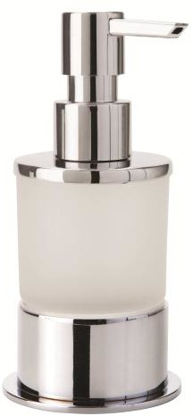 Bemeta OMEGA dozownik szklany z chromowaną podstawką 200 ml 138109161 138109161