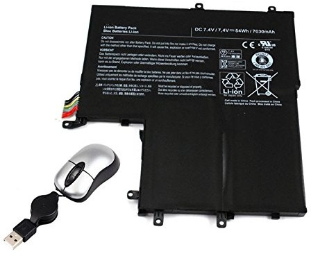 Toshiba amsahr G71C000EH110-05 akumulator zastępczy G71C000EH110, U845W, U845W (7,4 V, 52.02Wh, 7030 mAh) - zawiera Mini Optical Mouse czarny G71C000EH110-05