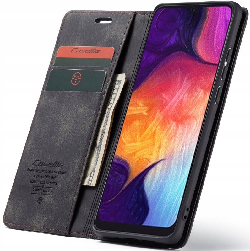 Caseme | Etui z klapką, portfel do Galaxy A50