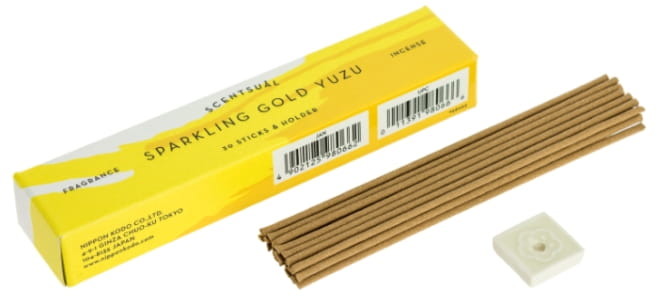 Nippon Kodo Japońskie kadzidełka zapachowe - Scentsual - Sparkling Gold Yuzu nippon_scentsual_sparkling_gold_yuzu