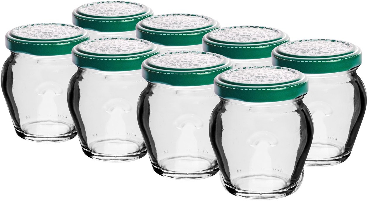 Biowin Słój z kolorową zakrętką 106ml fi53 opak.8szt