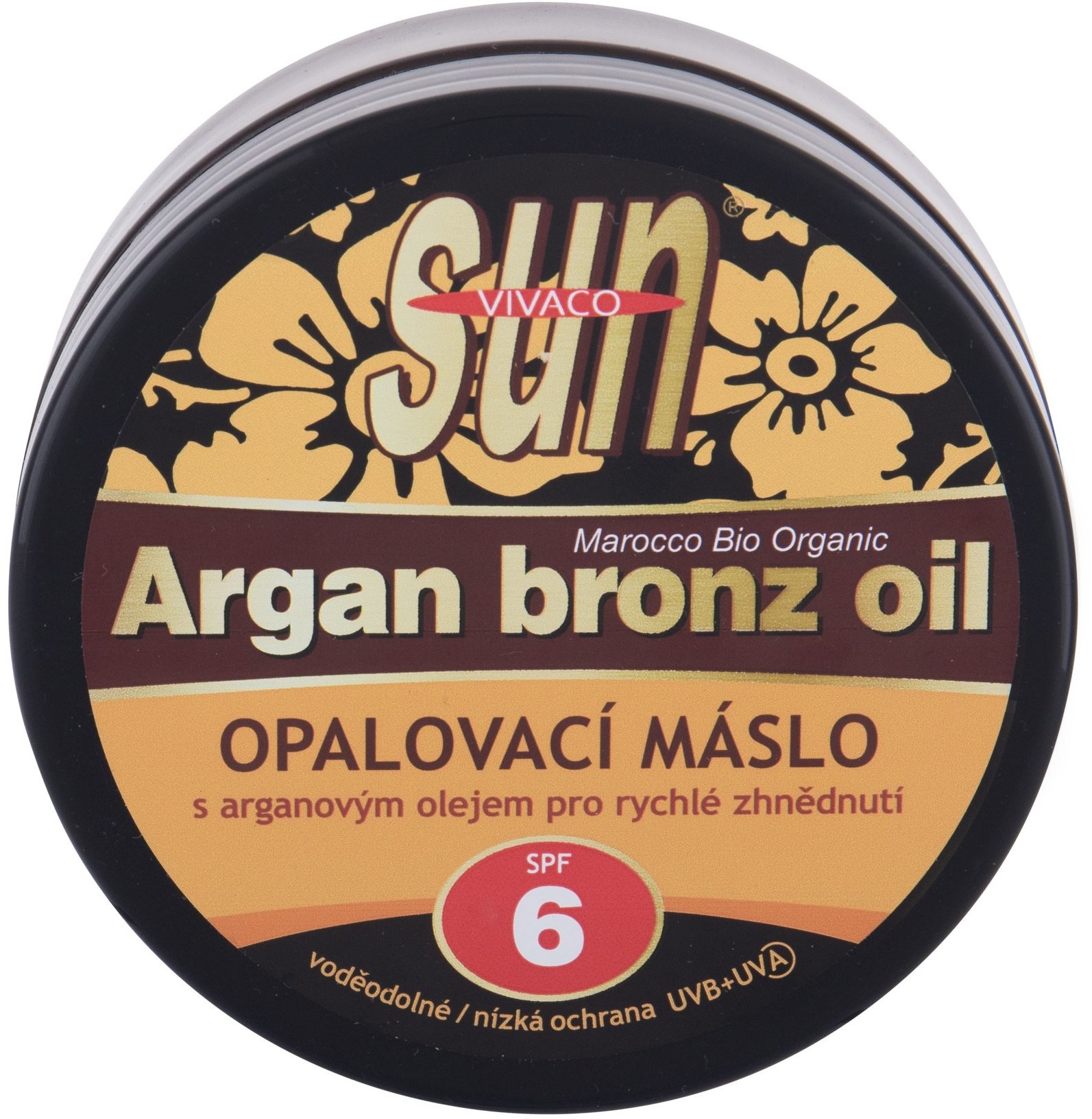Vivaco Vivaco Sun SPF6 Argan Bronz Oil 200 ml Preparat samoopalający do twarzy