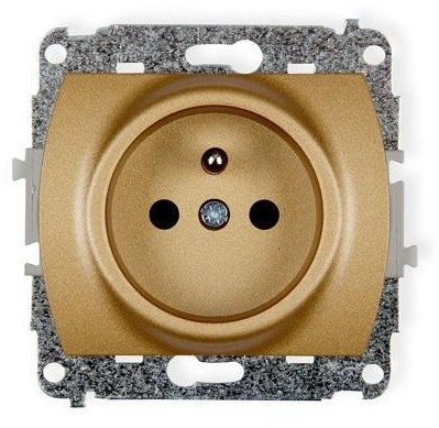 Karlik Mechanizm gniazda pojedynczego z uziemieniem 2P+Z TREND 8GP-1Z