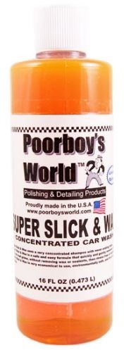 Poorboy''s world Poorboy''s World Super Slick & Wax - szampon z woskiem 1:250 473ml POO000020