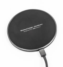 Charging Pad Powercube Wireless Charger Aluminum Czarna